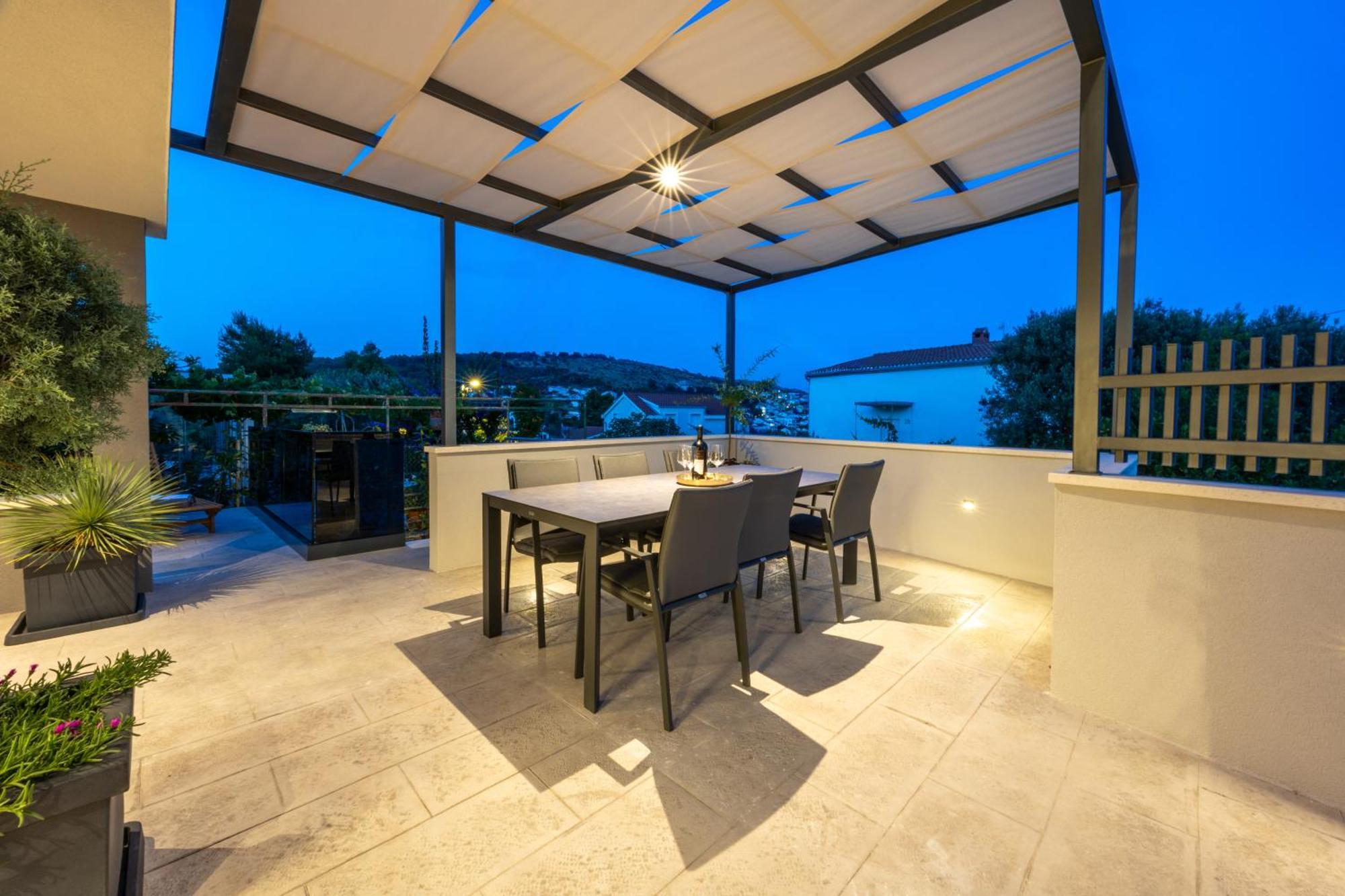 Villa Roma Sauna And Hydrotherapy Pool Trogir Luaran gambar