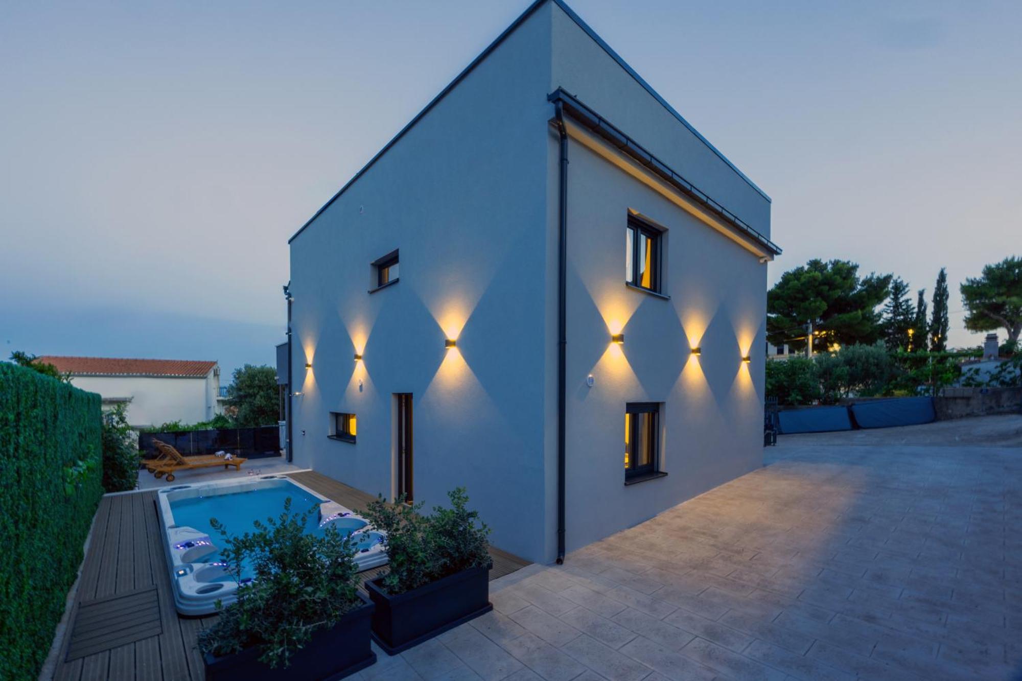 Villa Roma Sauna And Hydrotherapy Pool Trogir Luaran gambar